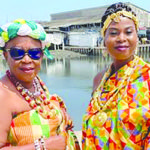 Earnestine Wilson with Nana Tseasewaa