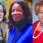 Mary Whipple-Lue, Gina Ward, and Della Golden