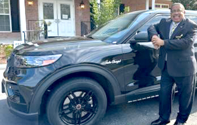 Leon Jones with Car